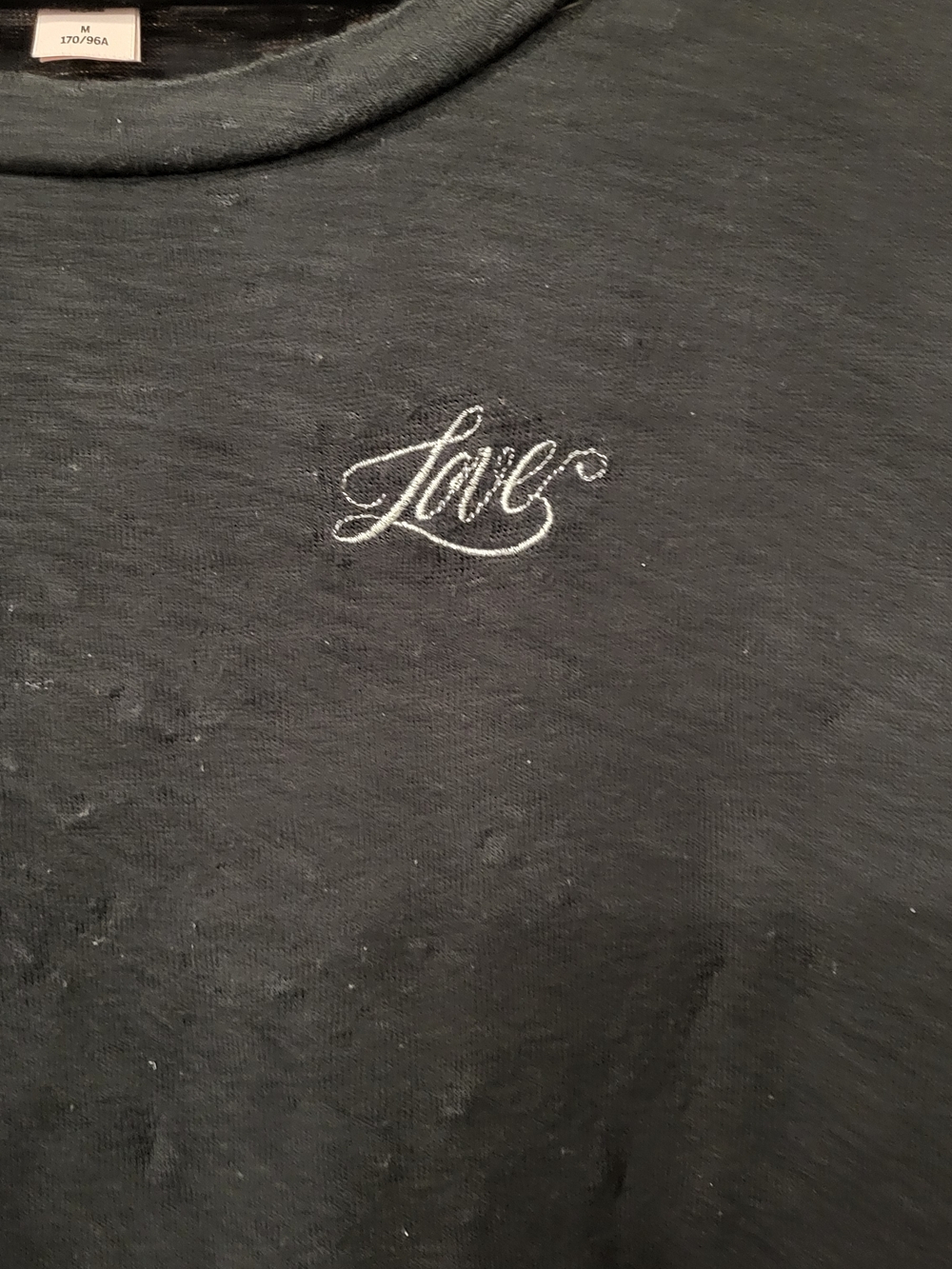 Victoria's Secret Black Camisole with White Script Logo